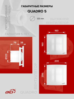Площадка торцевая SKNP фланец D125 соединитель 165х150 пластик ERA