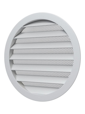 Решетка вентиляционная РКМ фланец D160 сетка D185 алюминий ERA