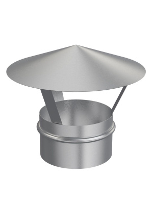 Зонт крышный RUG D125 оцинк.сталь ERA PRO