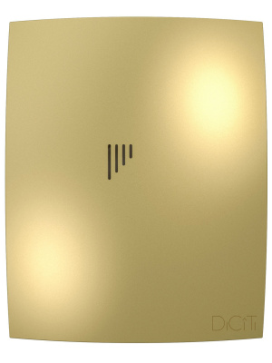 Вентилятор накладной BREEZE D125 обр.клапан Champagne DICITI