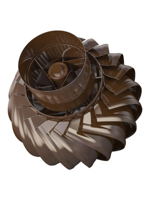 Турбодефлектор ТД фланец D250 окраш.сталь RAL 8017 ERA