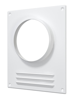 Площадка торцевая ПТМР фланец D125 решетка 196х236 окраш.сталь ERA